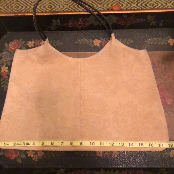 Vintage Tooled Suede Boho Handbag - Picture 5 of 8